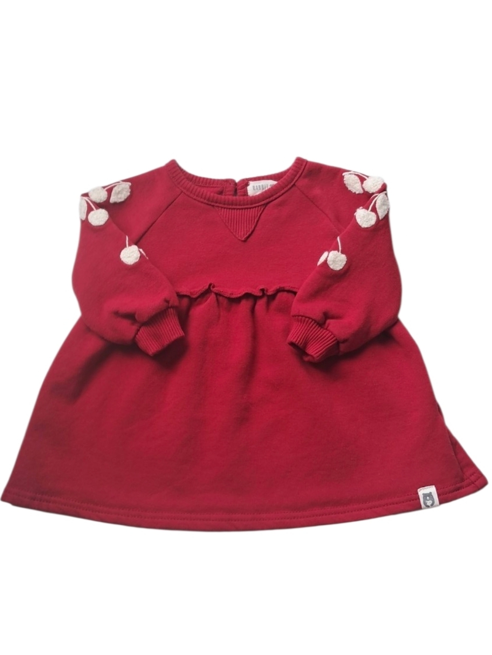 Rabbit + Bear Dress with Sleeve Details Size 3-6 Months